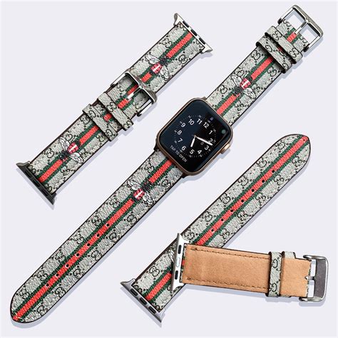 gucci apple watch band with bee